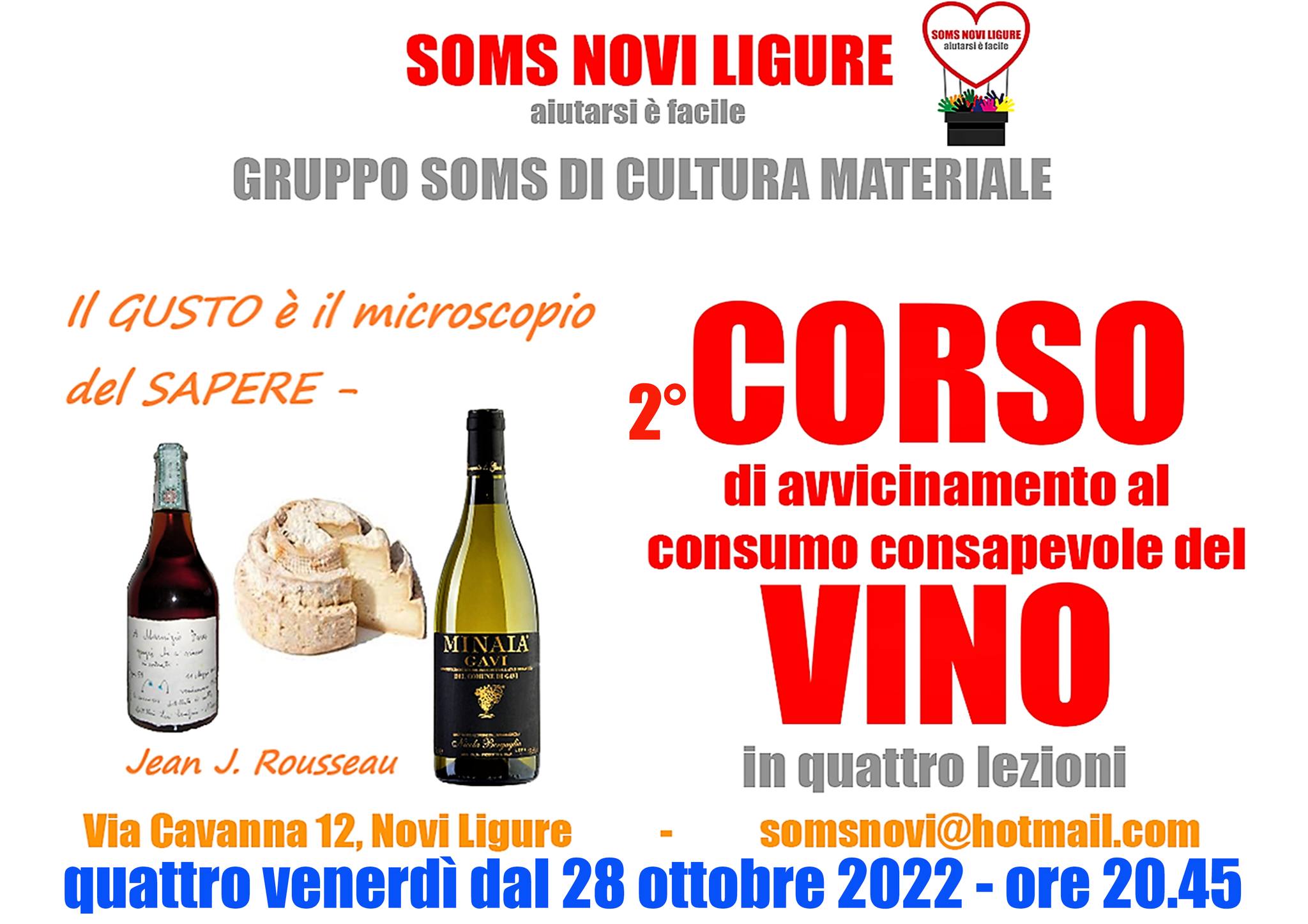 Alla Soms di Novi un secondo corso di avvicinamento al vino