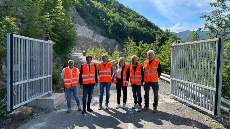 Riaperta finalmente la strada per Carrega Ligure