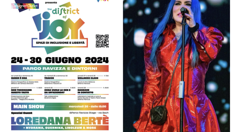 District of Joy, la manifestazione LGBTQIA+ prodotta dall’outlet Serravalle