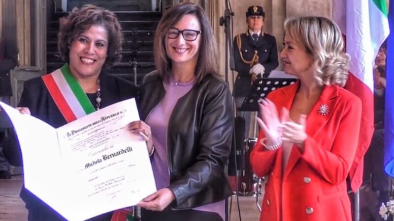 Michela Bernardelli è Cavaliere della Repubblica