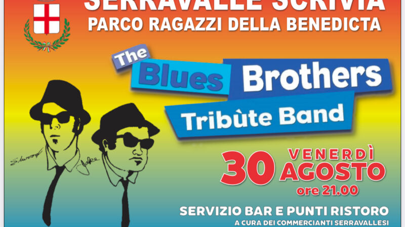 A Serravalle venerdì 31 agosto tributo ai Blues Brothers