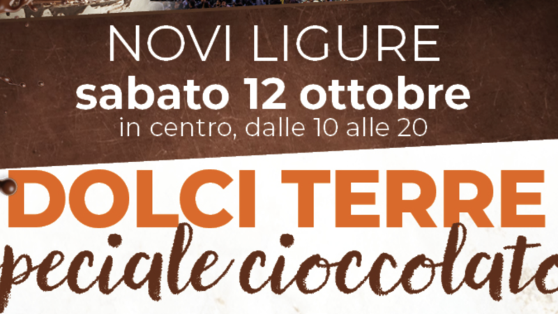 Il cioccolato protagonista a Novi con “Dolci Terre” d’autunno