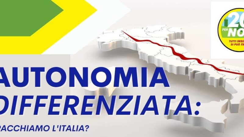 Autonomia differenziata, una serata per capire promossa dai “20 per Novi”