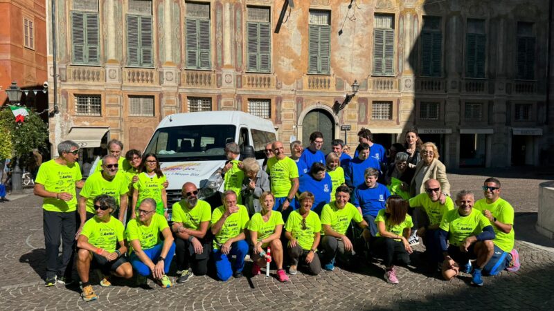 Beneficenza, 10mila euro per Anffas grazie alla staffetta Novi-Roma di “Correre Per”