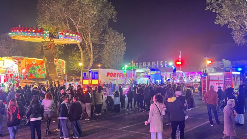 Paura al luna park di Novi. Si blocca una giostra, intervengono i pompieri