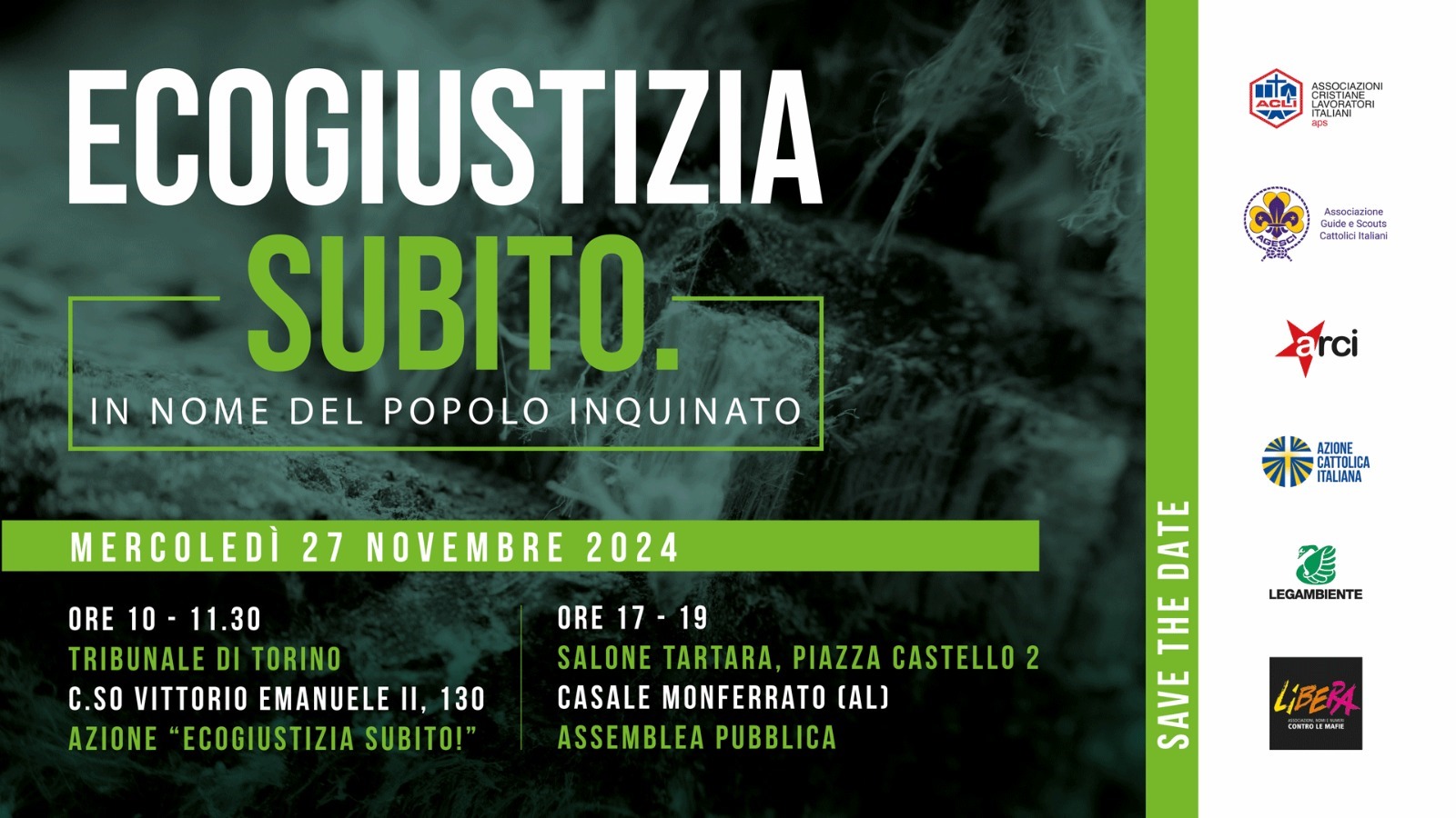 Ecogiustizia subito, in nome del popolo inquinato