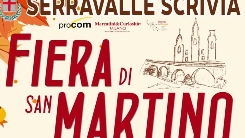 Domani a Serravalle si rinnova la tradizionale “Fiera di San Martino” 