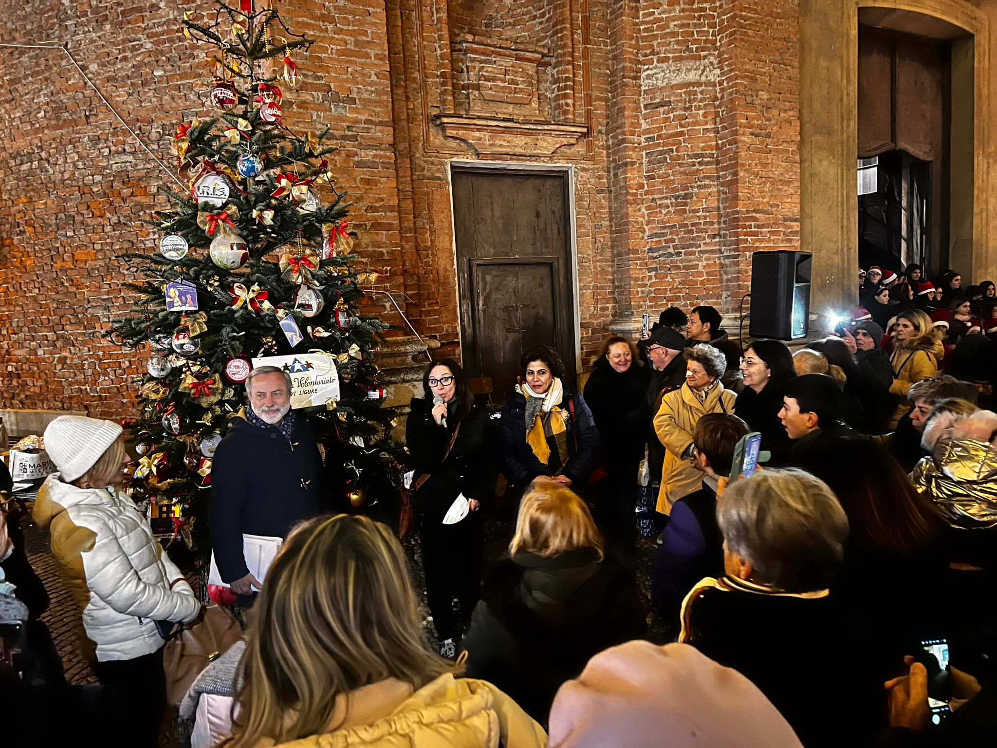 Acceso l’albero del volontariato: ogni pallina è un’associazione novese